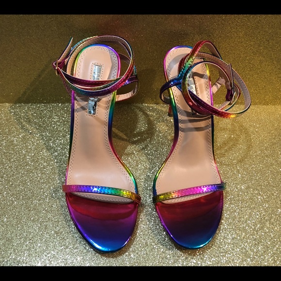 NWB rainbow 4” heels - Picture 6 of 8